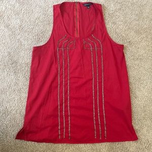 Dressy Red Tank Top - Rock & Republic